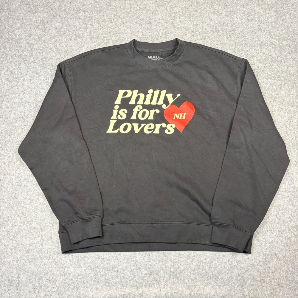 Niall Horan Philly Is For Lovers Black Sweatshirt XL The Show Tour Merch
